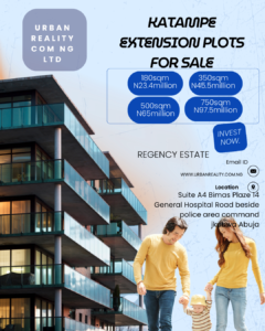 Current prices of land in Katampe Extension